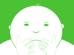Glum man