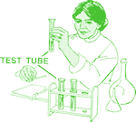 Researcher in lab