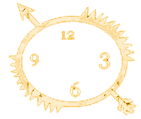 Orange clock
