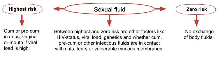 Sexual fluid Guides HIV i Base