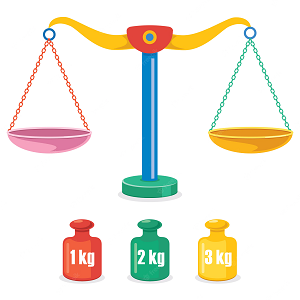 Balanced weighting scales