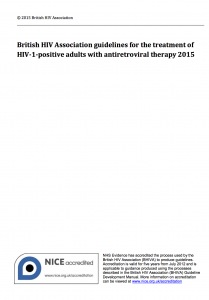 BHIVA 2015 guidelines cover