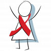 The logo from the workshop is a drawing of a child wearing a red ribbon.