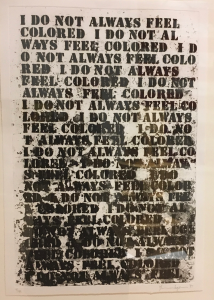 Glenn Ligon (b.1960) - Untitled (Four Etchings), 1992
